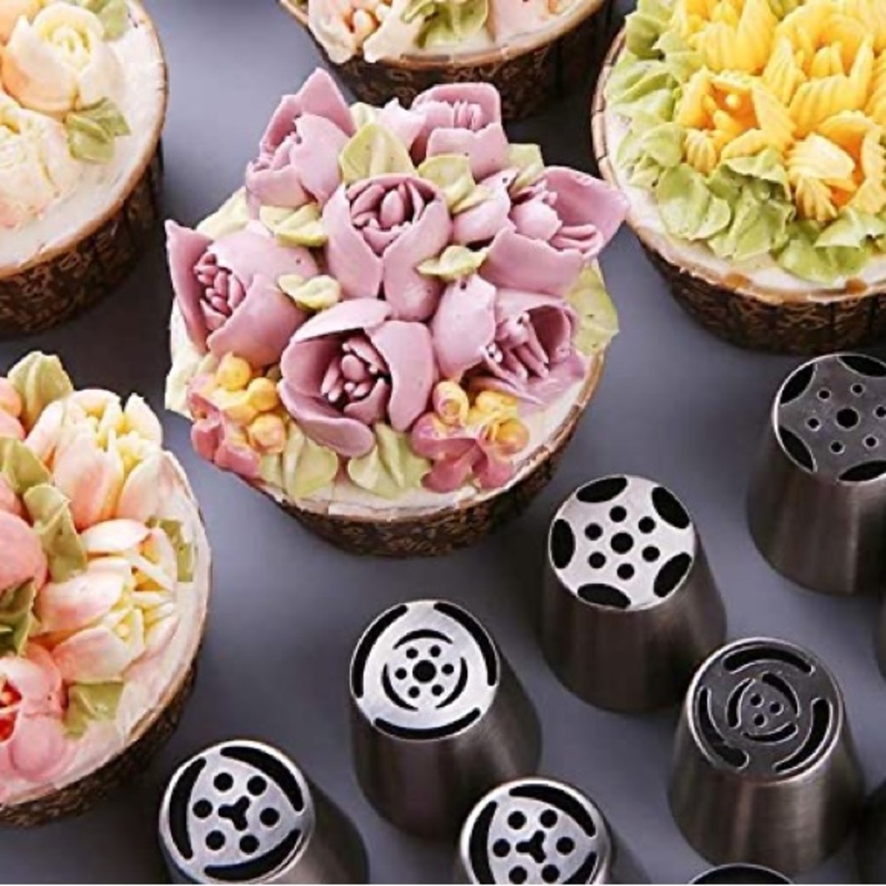 Russian Piping Tips 27pcs Cake Decorating Supplies